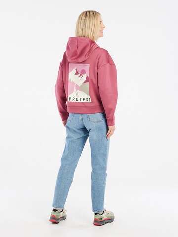 PROTEST Sweatjacke 'PRTTEAM'‌‌‌‌‌‌‌‌‌‌ in Pink