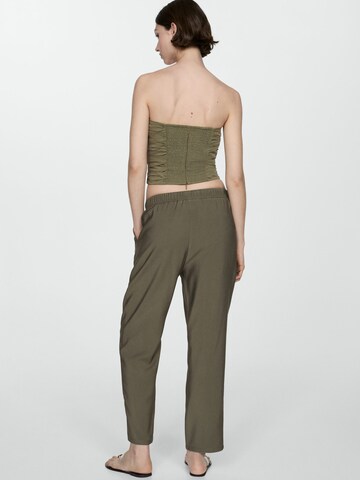 Loosefit Pantalon 'FLUIDO' MANGO en vert