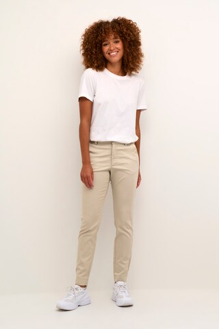 Kaffe Slimfit Chino 'Lea' in Beige