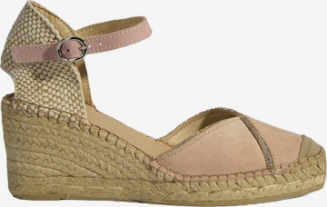 Desa Espadrilles 'Keil-Espadrilles' in Roze: voorkant
