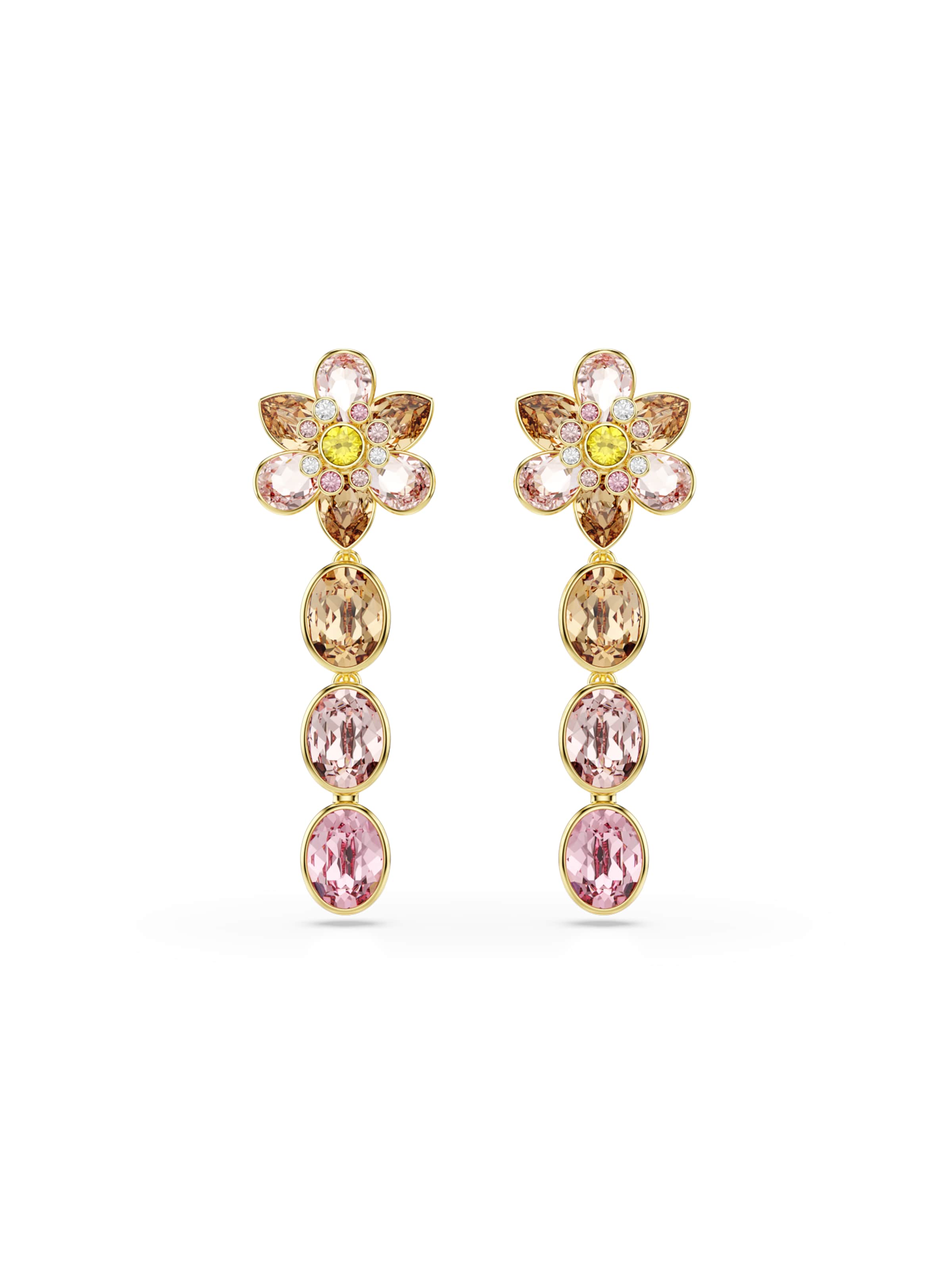 Swarovski Øreringe 'Idyllia' i guld: forside