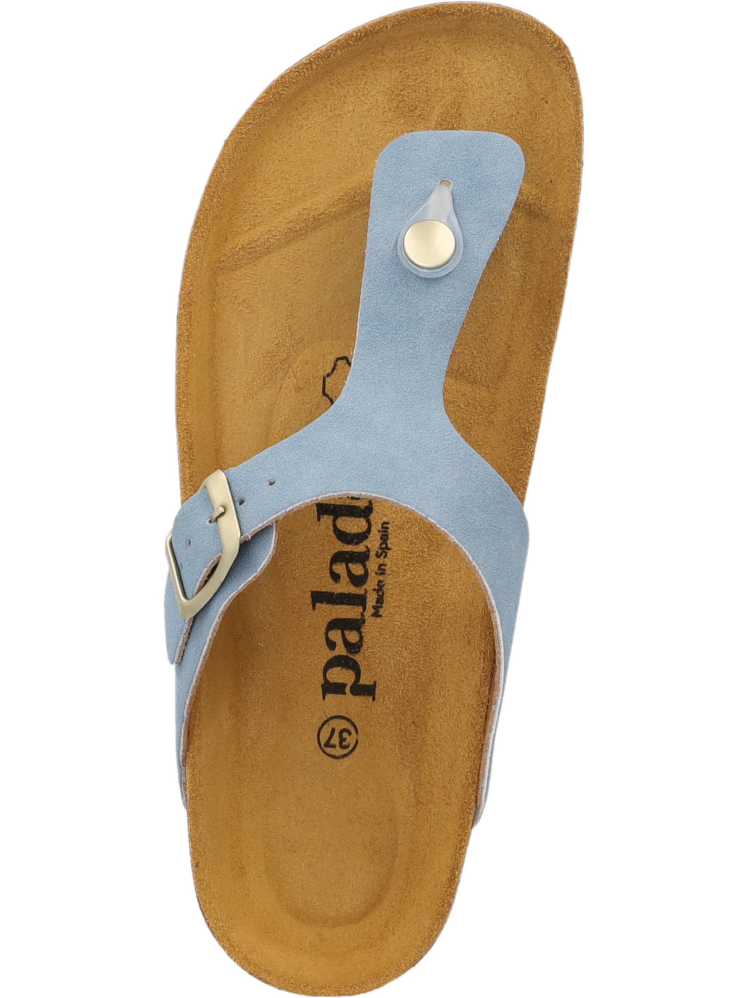 mėlyna Palado Šlepetės per pirštą