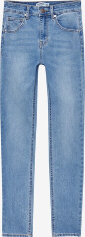 Pull&Bear Skinny Jeans i blå: forside