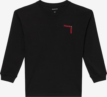 Calvin Klein JeansMajica - crna boja: prednji dio