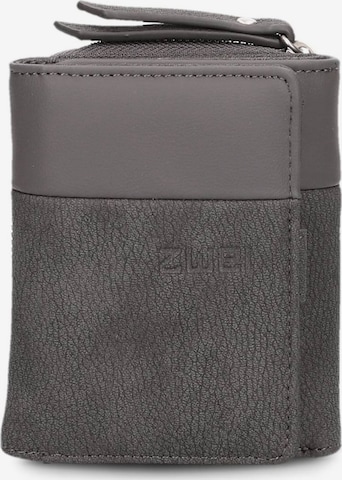 ZWEI Wallet 'EVA' in Grey: front
