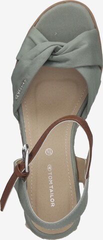 TOM TAILOR Sandals in Green