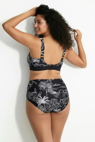 Ulla Popken Triangel Hose in Schwarz