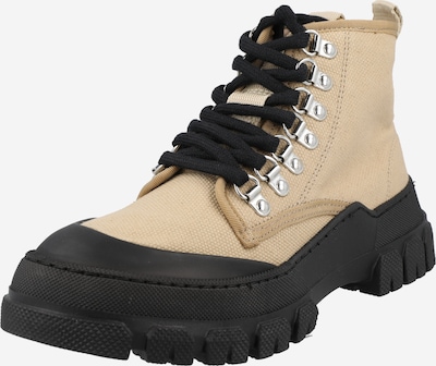 Garment Project Lace-Up Ankle Boots in Sand / Black, Item view