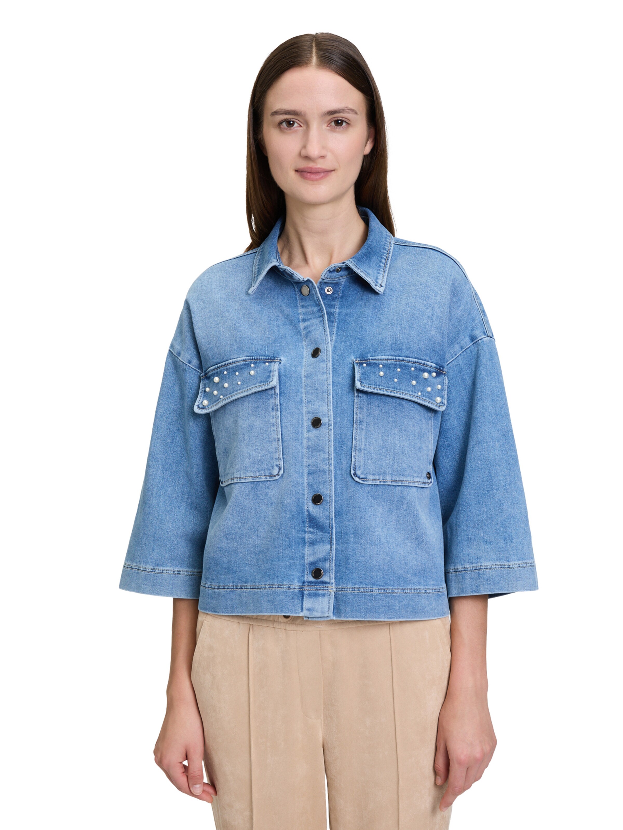 Betty & Co Tussenjas in Blauw: voorkant