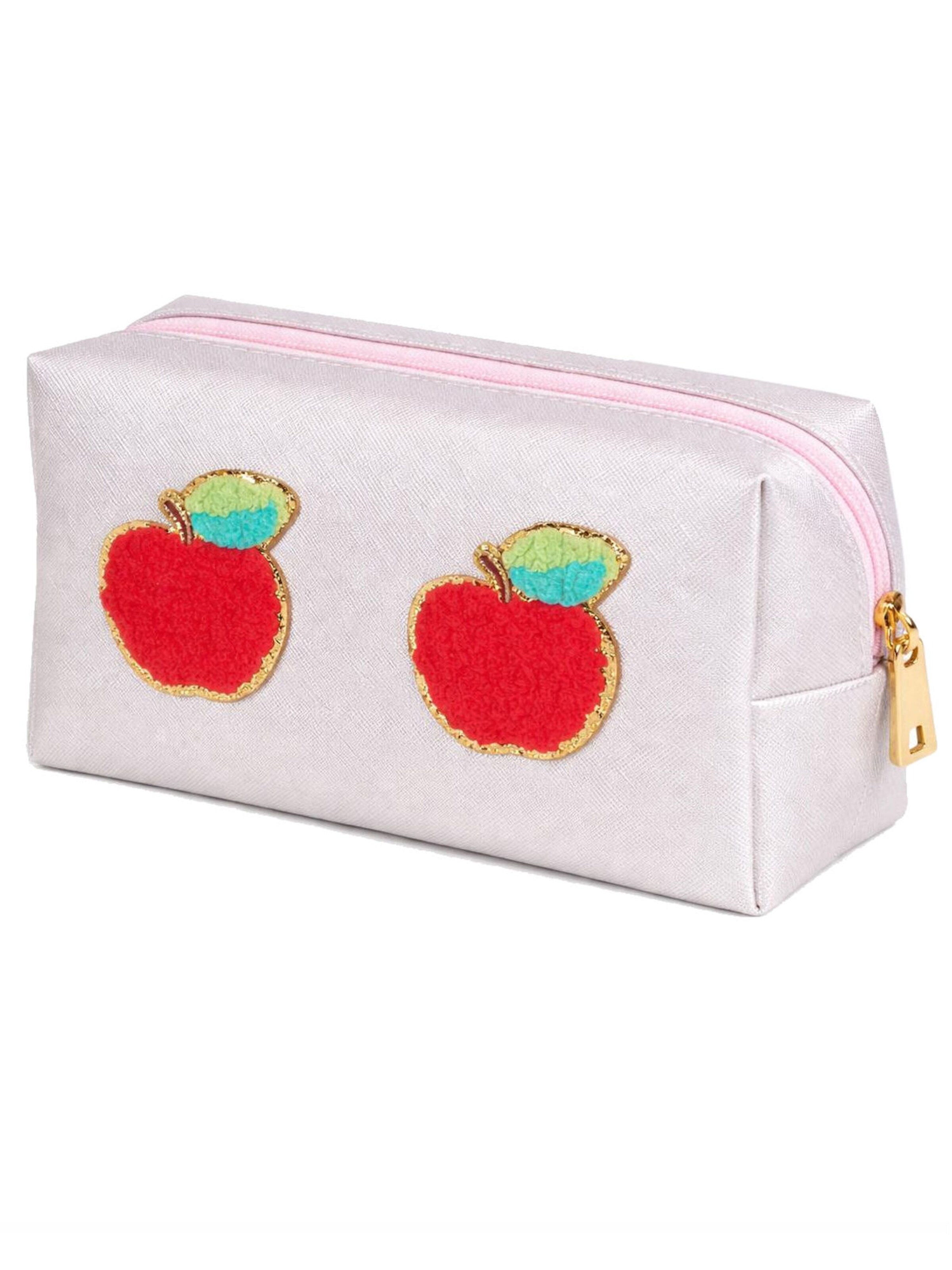 Tomshop24-7 Cosmetic Bag 'Apfel' in Beige: front