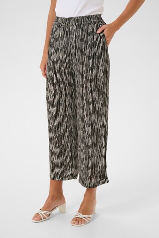 Kaffe Loosefit Hose 'KAmille Amber' in Schwarz: Vorderseite