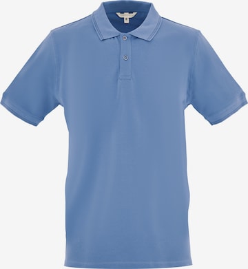 Organication Poloshirt in Blau: Vorderseite