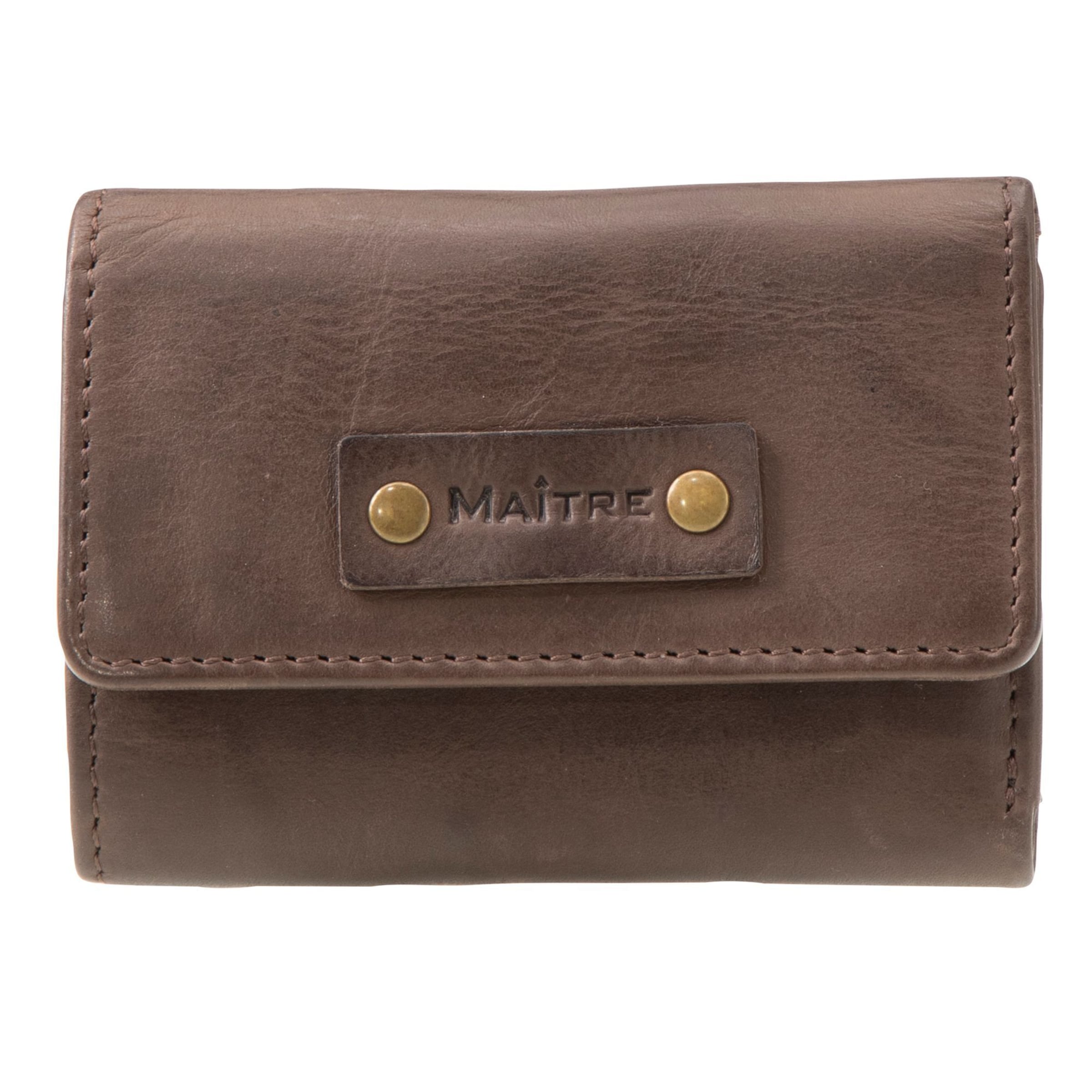Portamonete 'Steinbach Ilsebill' di Maître in marrone: frontale