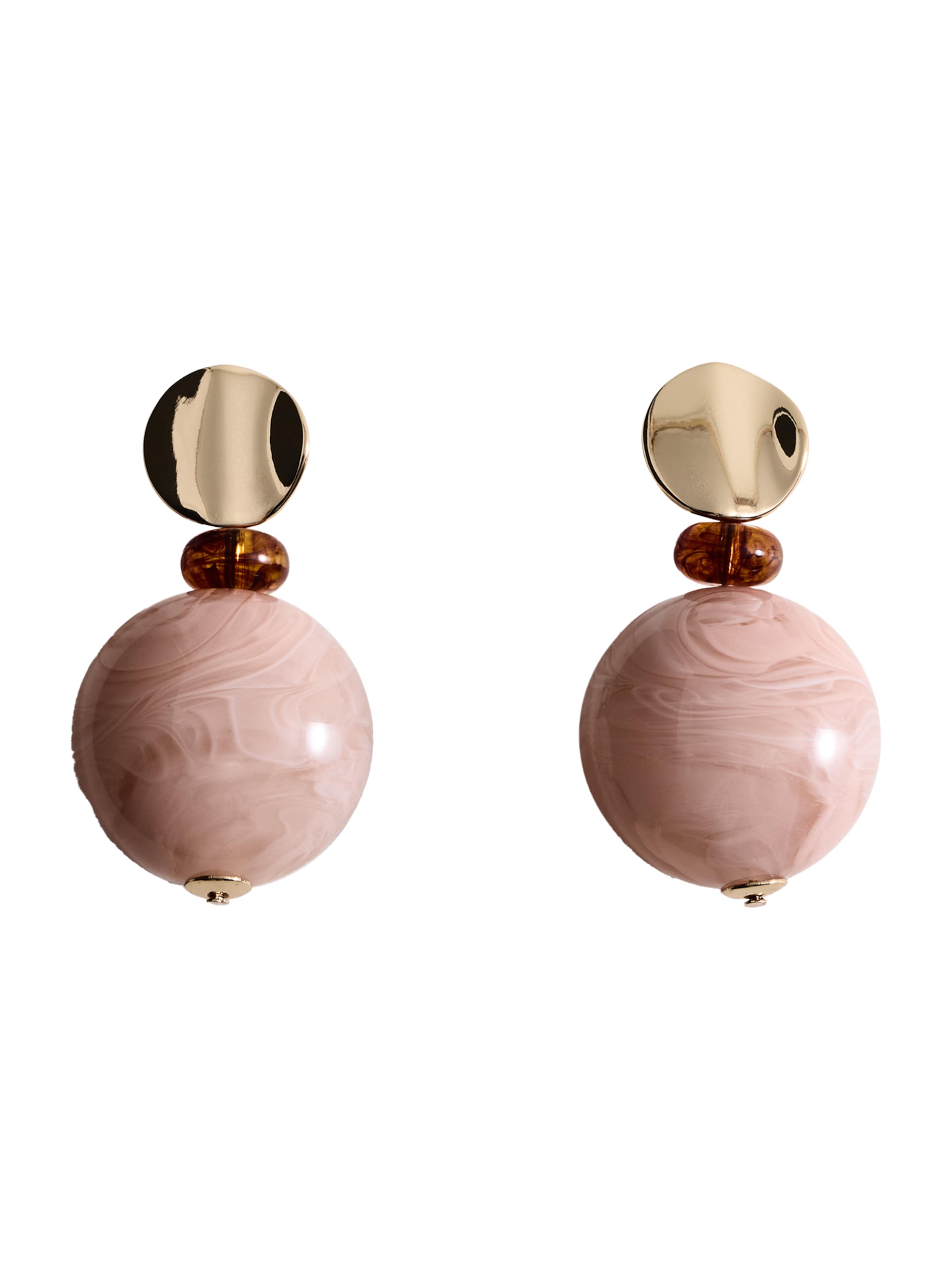 MANGO Oorbellen 'ESTELA' in Roze: voorkant