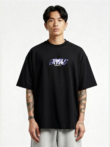 Farfromlove Sweatshirt '1996 TEE'‌‌‌ in Schwarz: Vorderseite