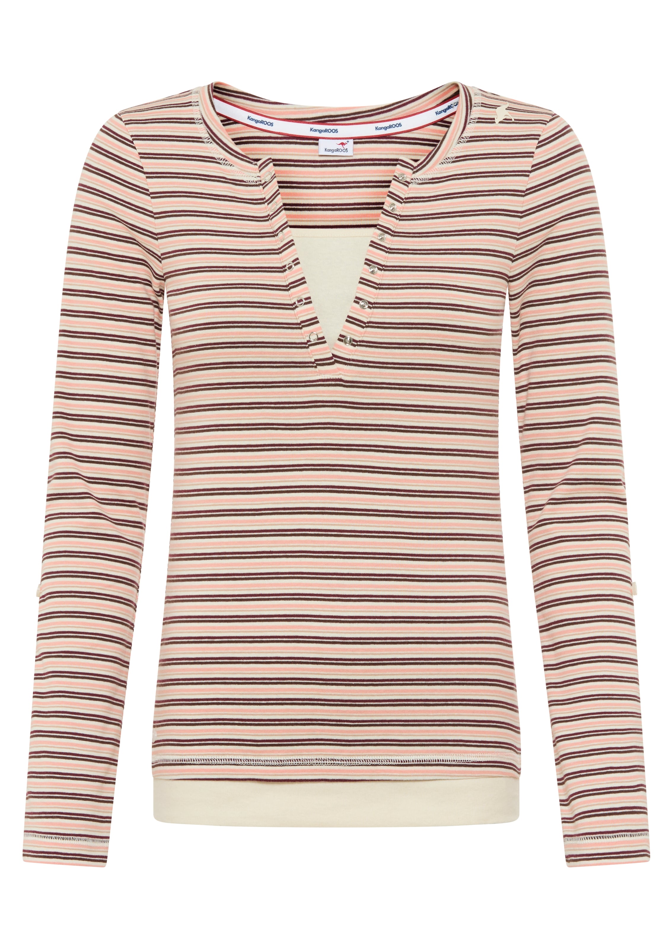 KangaROOS Shirt in Beige: front