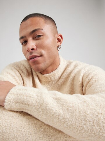 JACK & JONES Pullover 'JORAXEL' i beige