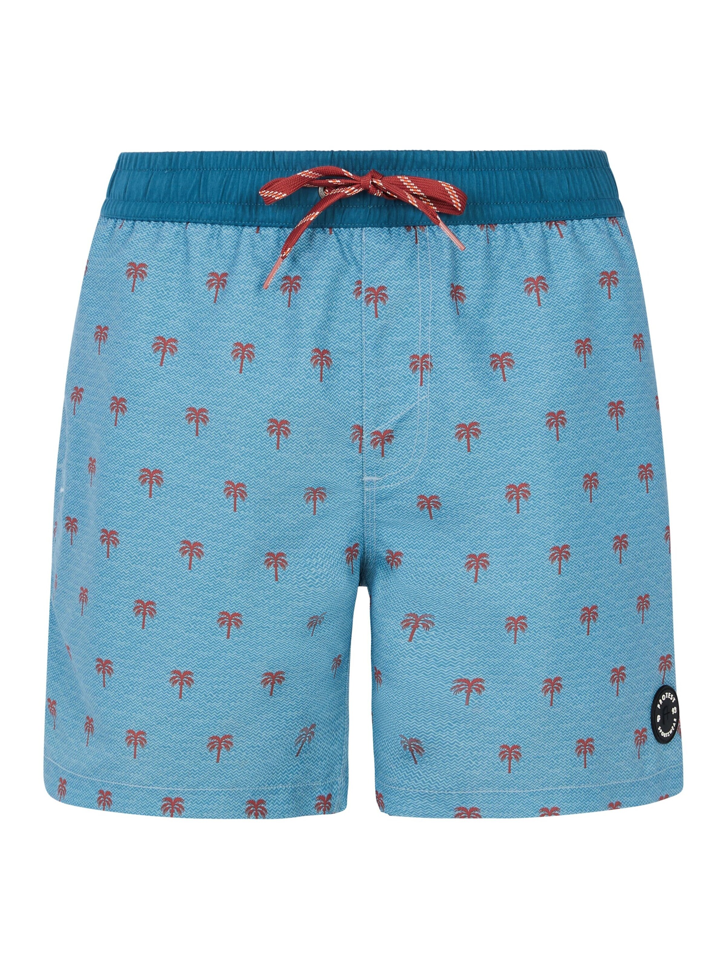PROTEST Badeshorts 'PRTParco'‌‌‌ in Blau: Vorderseite