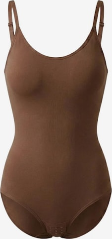 Body modelant 'Body Slip' Shapetape en marron : devant