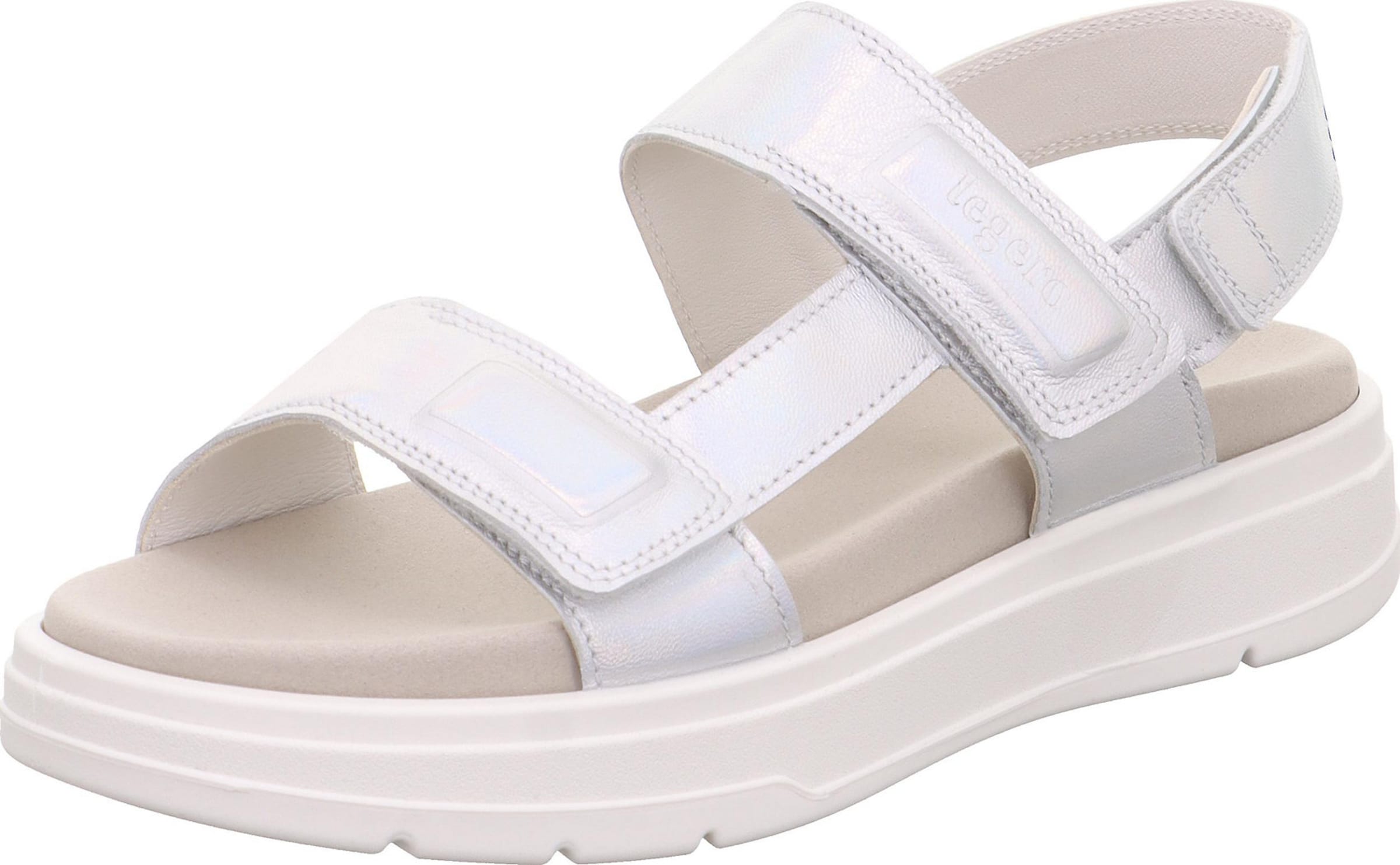 Legero Sandals 'Sunwalker' in Silver: front