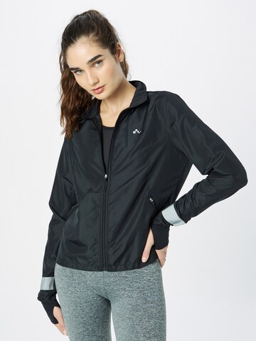 ONLY PLAY Athletic Jacket 'MILA' in Black: front