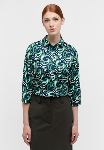 ETERNA Blouse in Groen: voorkant