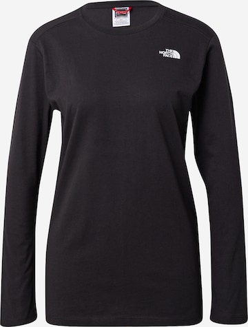 Tricou de la THE NORTH FACE pe negru: față