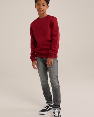 WE Fashion Sweatshirt in Red
