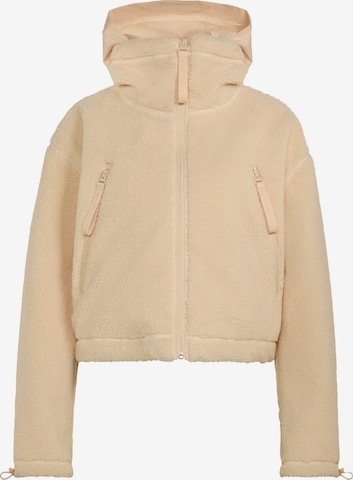 ADIDAS BY STELLA MCCARTNEY Funktionsfleecejacke in Beige: Vorderseite