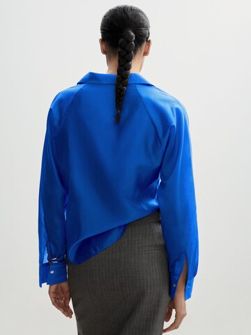 MANGO Bluse 'JUNE' in Blau