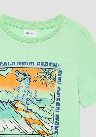 T-Shirt s.Oliver en vert
