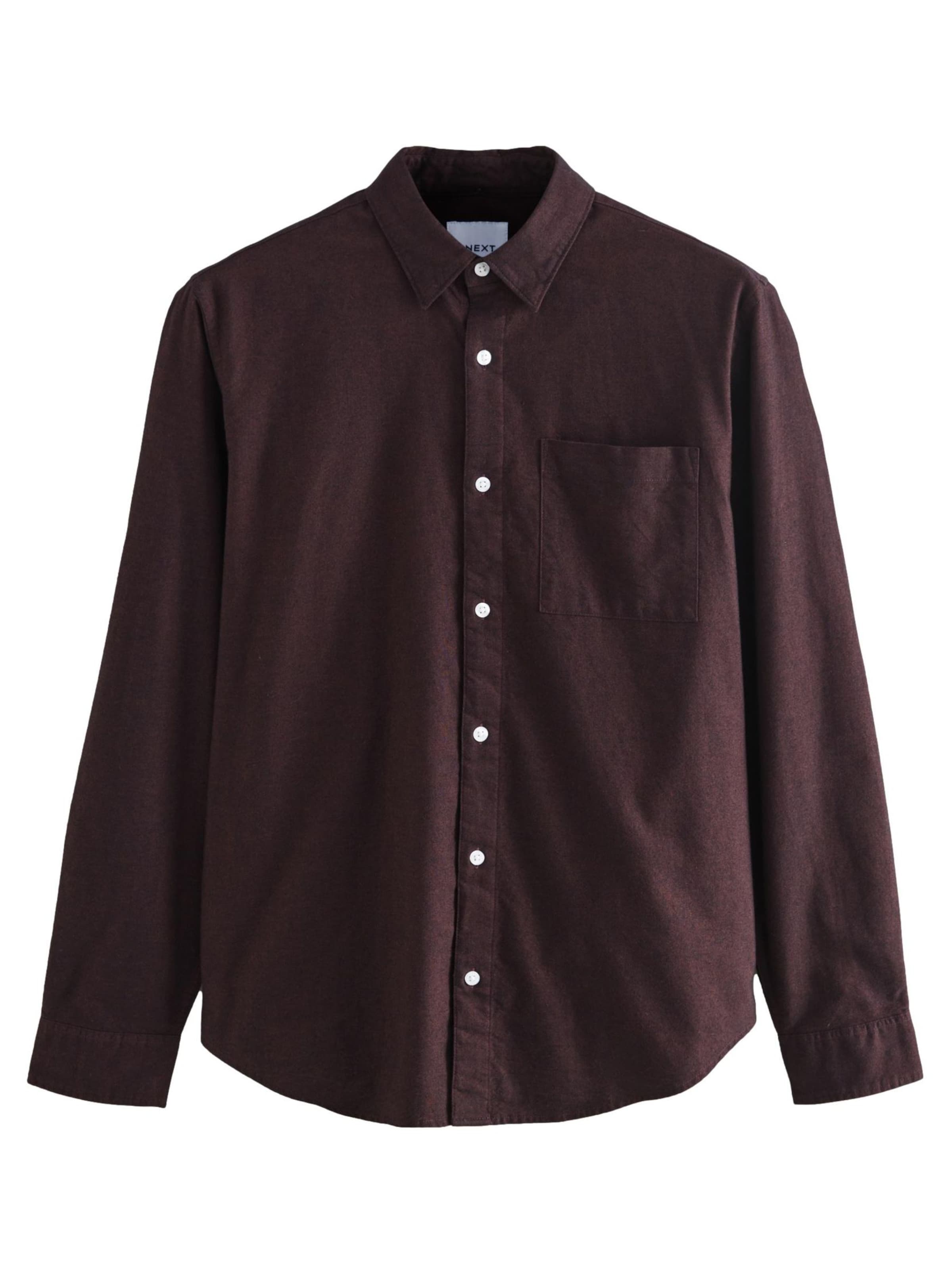 Next Button Up Shirt in Burgundy, Item view