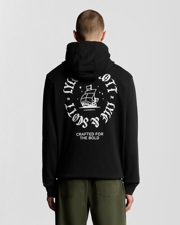 Lyle & Scott Sweatshirt 'Ship Insignia' in Black: front