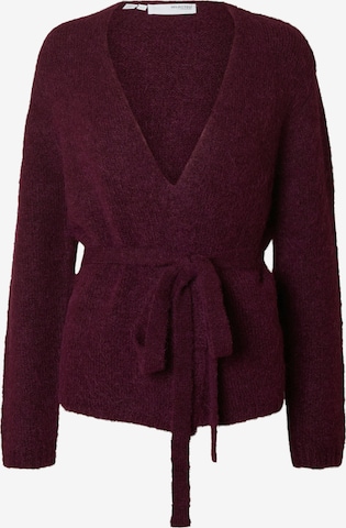 SELECTEDKardigan 'SLFGABELLA' - ljubičasta boja: prednji dio