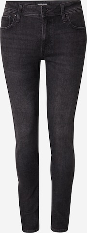 JACK & JONES Skinny Jeans 'Liam' in Zwart: voorkant