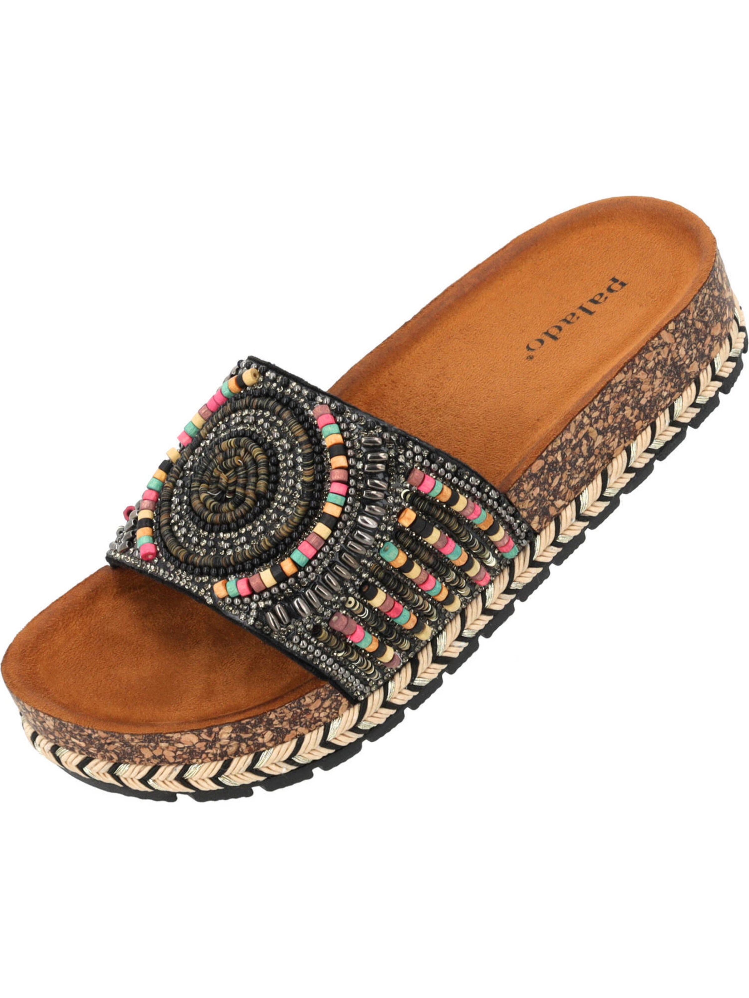 Palado Muiltjes 'Olafir' in Zwart: voorkant