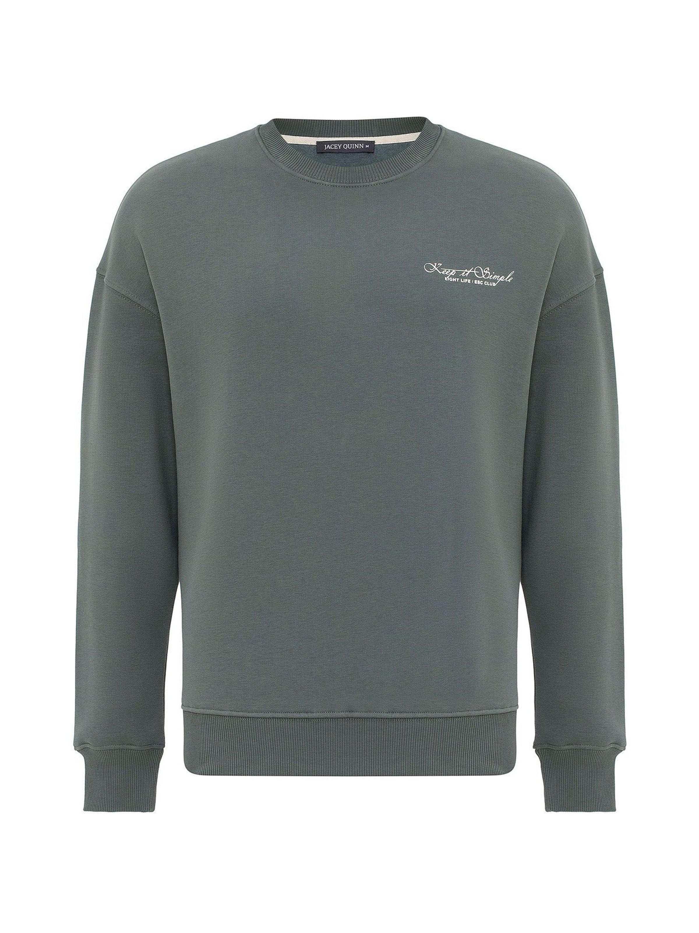 Jacey Quinn Свитшот в Зеленый: спереди