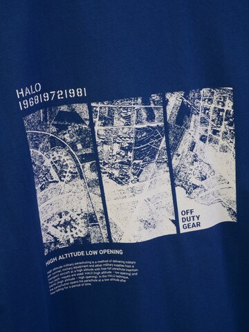 HALO Shirt 'Map' in Blauw