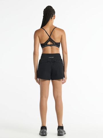 A-Game Bustier Športni nederček 'Adjustable Yoga Sports Bra' | črna barva