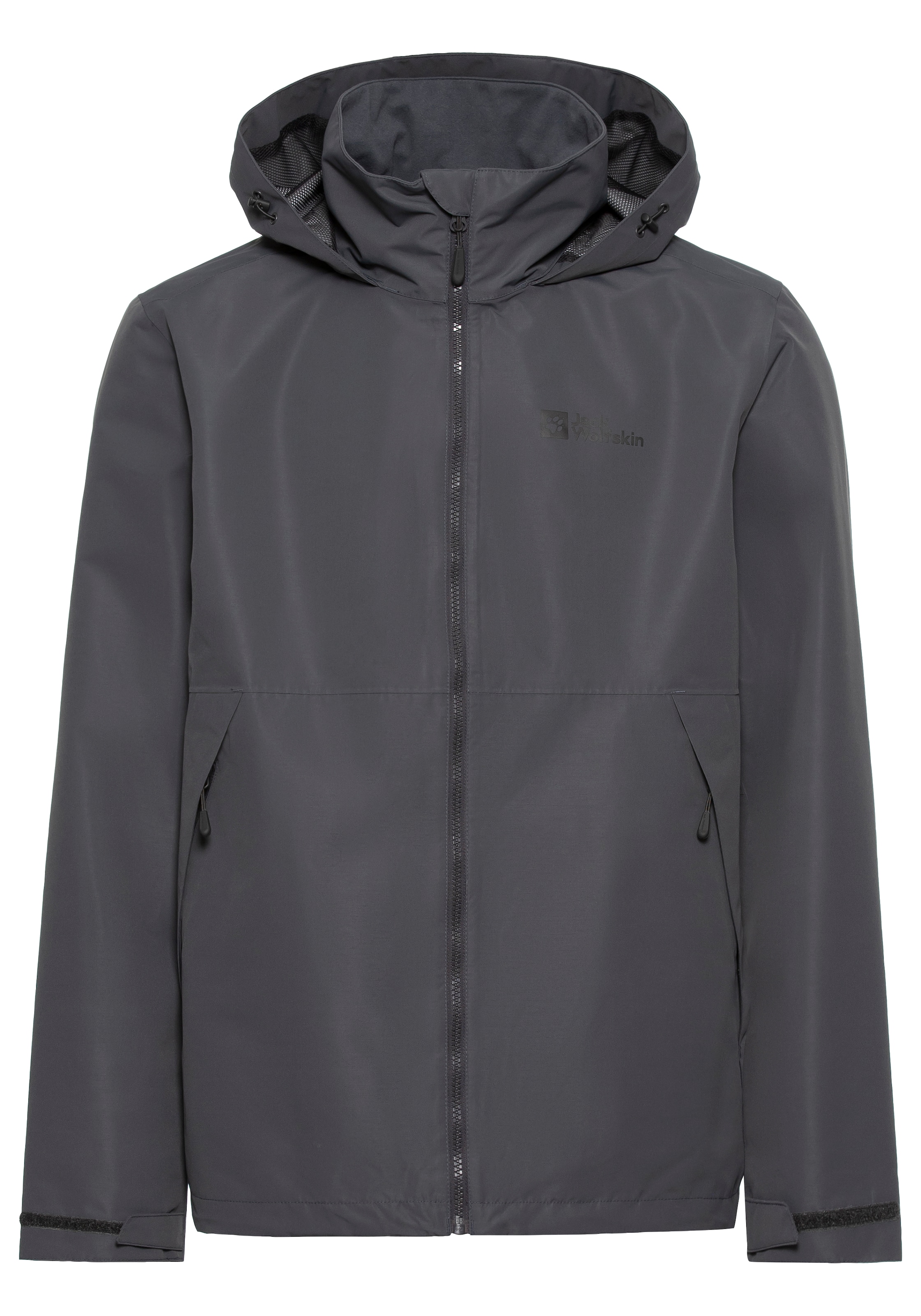 JACK WOLFSKIN Outdoor jacket in Grey: front