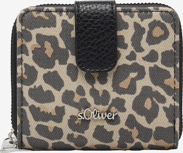 s.Oliver Wallet in Brown: front