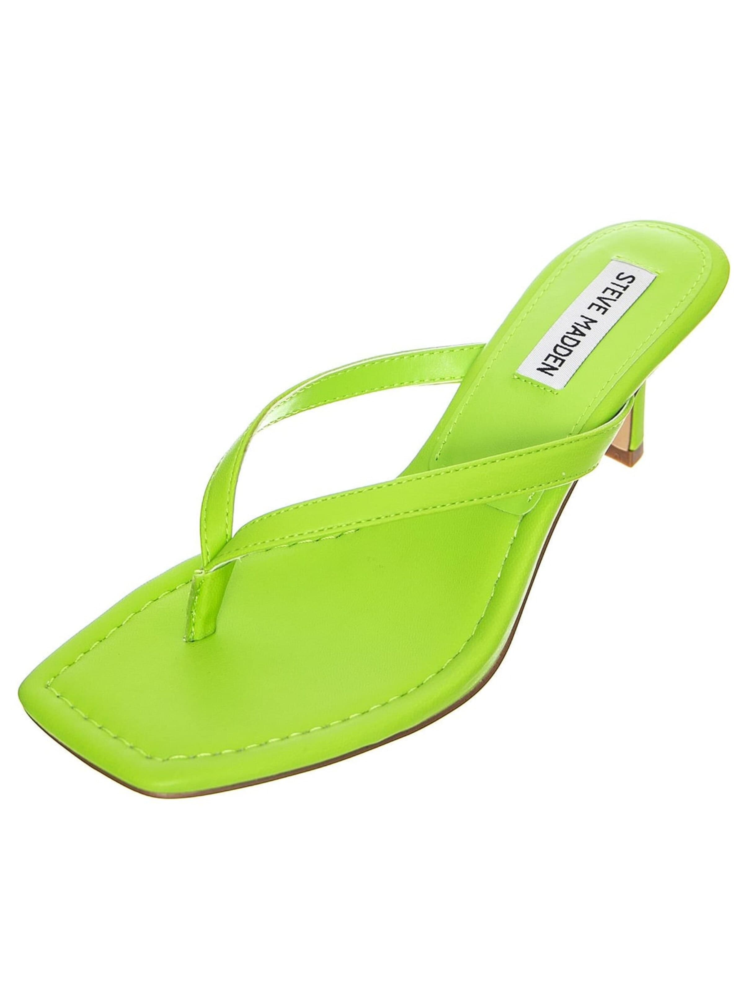 Infradito 'W' Azure Green Apple Sandals' di STEVE MADDEN in verde: frontale