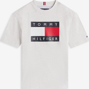 TOMMY HILFIGER Majica 'HERITAGE' | siva barva: sprednja stran