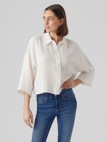 Camicia da donna 'NATALI' di VERO MODA in bianco: frontale