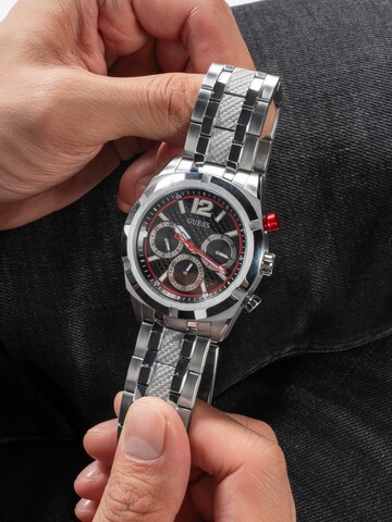 GUESS Analog Watch 'RESISTANCE' in Silver
