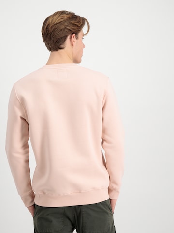 ALPHA INDUSTRIES Sweatshirt in Pink
