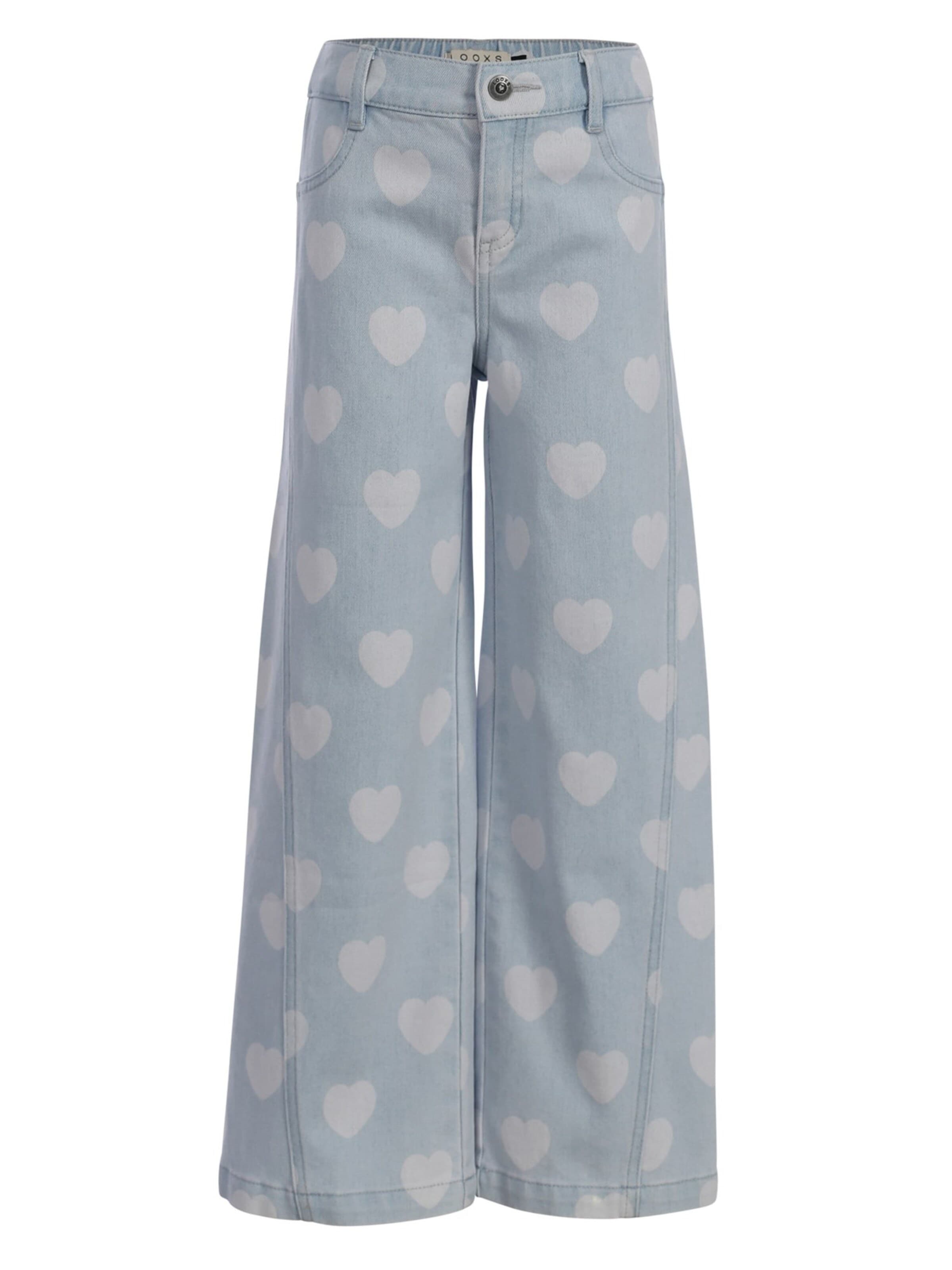 Looxs Revolution Wide leg Pants in Blue: front