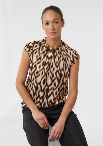 COMMA Blouse in Beige: front