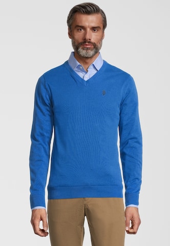 U.S. POLO ASSN. Trui in Blauw: voorkant