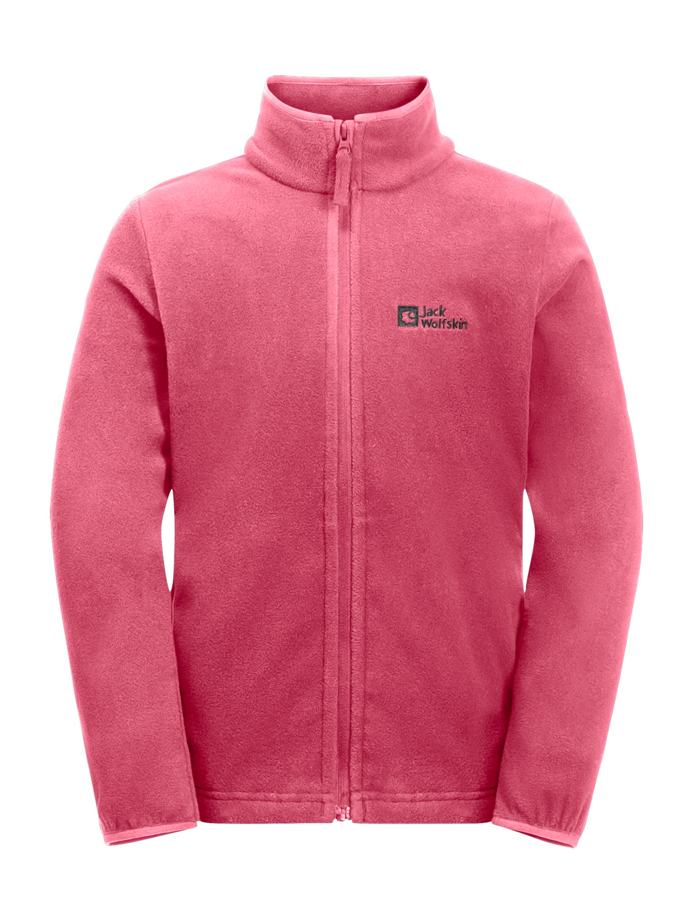 JACK WOLFSKIN Athletic fleece jacket 'Taunus' in Pink: front